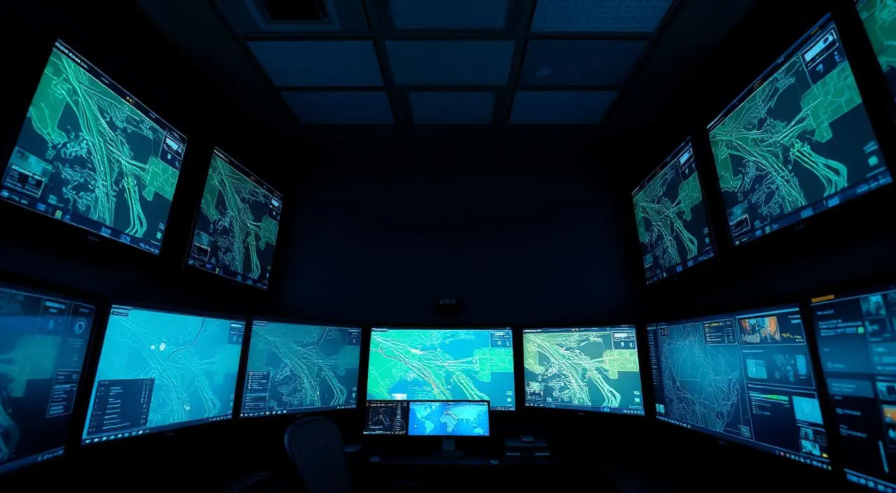Central de monitoramento e gerenciamento de risco logístico em tempo real
