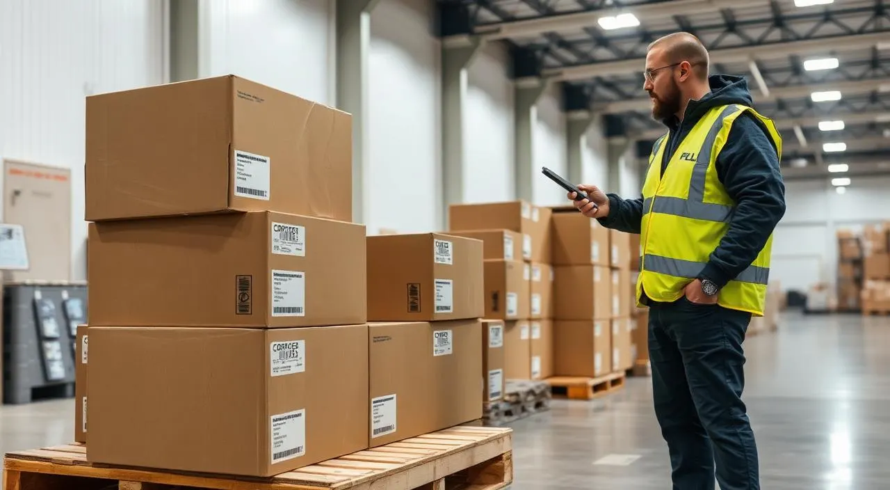 Transporte de notebooks corporativos em caixas seriadas e rastreadas