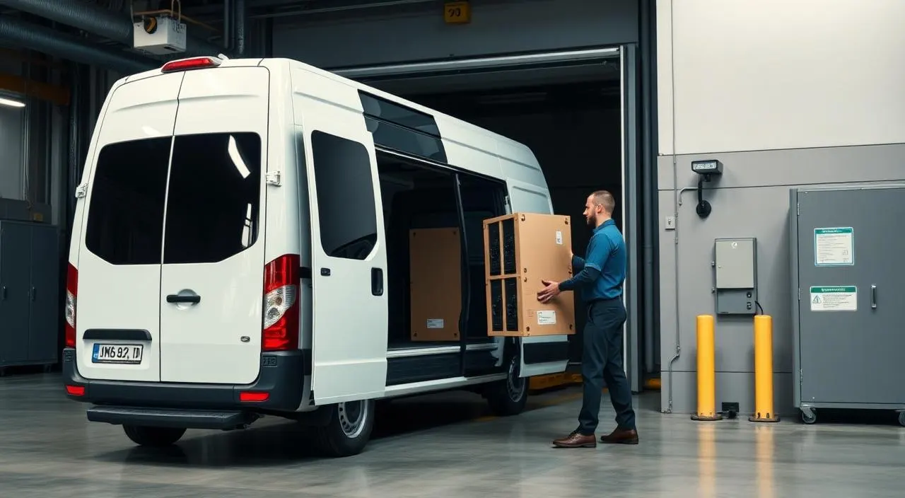 Operação de logística para alta tecnologia com transporte de servidores e equipamentos de TI